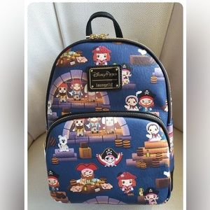 Disney Parks Loungefly funky pop pirates and the Caribbean mini backpack